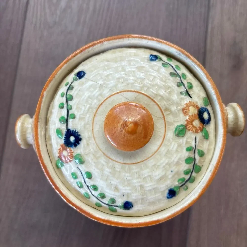 Vintage 1930s Japan biscuit dish cottage grannycore boho